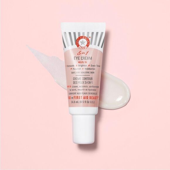 FIRST AID BEAUTY 5 IN 1 EYE CREAM
Smooth, Brighten, Hydrate, Correct & Protect - Picture 2 of 4